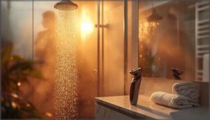 shave after a warm shower shave after a warm shower