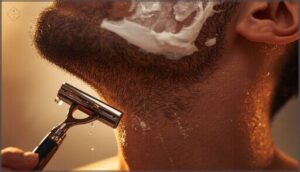 shave in the direction of hair growth shave in the direction of hair growth