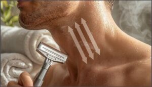 shave with the grain shave with the grain