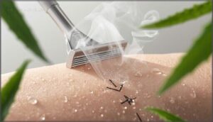 shaving in the direction of hair growth shaving in the direction of hair growth