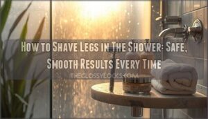 shaving legs in the shower shaving legs in the shower