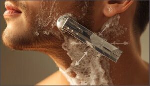 shaving with and across the grain shaving with and across the grain