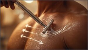 shaving with the grain for less irritation shaving with the grain for less irritation