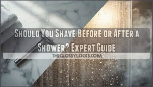 should you shave before or after a shower