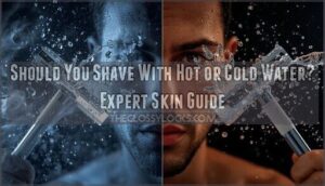 should you shave with hot or cold water should you shave with hot or cold water