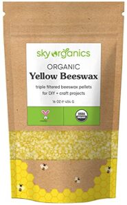 Sky Organics Organic Yellow Beeswax B01LZA9P8L