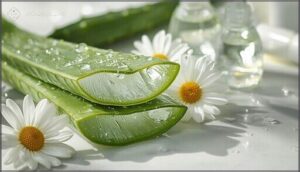 soothing agents: aloe vera & chamomile soothing agents: aloe vera & chamomile