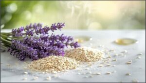 soothing power of lavender and oat