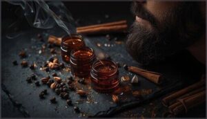 spicy and masculine aromas