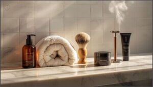 step-by-step shaving technique