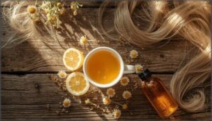 tea and lemon hair remedies