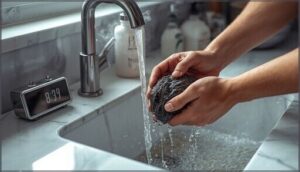 timing and rinsing techniques