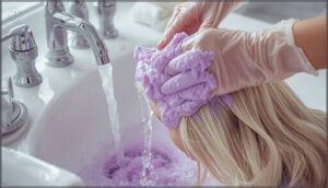 tips to prevent staining hands and hairline tips to prevent staining hands and hairline