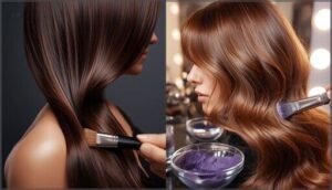 toning dark vs. light brown hair toning dark vs. light brown hair