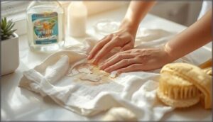 treating residual wax stains treating residual wax stains