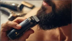 trim long or curly facial hair trim long or curly facial hair