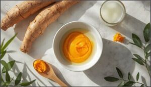 turmeric and milk paste turmeric and milk paste