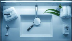 use mirrors for hard-to-see areas use mirrors for hard-to-see areas