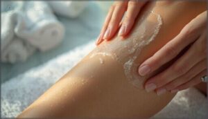 using gentle pressure to avoid irritation using gentle pressure to avoid irritation