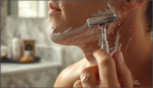 using short, controlled strokes using short, controlled strokes