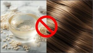 when to avoid rice water treatments when to avoid rice water treatments