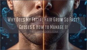 why does my facial hair grow so fast