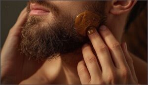 working balm into skin and beard working balm into skin and beard