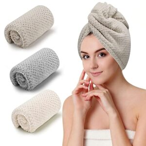 3 PCS Microfiber Hair Towel B0BQYRVXG2