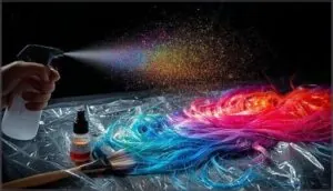 acrylic ink spray method acrylic ink spray method