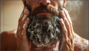 applying beard shampoo correctly applying beard shampoo correctly