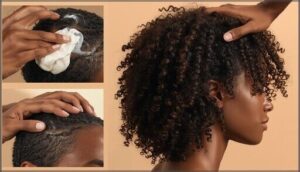 applying moisturizer from roots to ends applying moisturizer from roots to ends