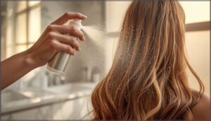 applying volumizing sprays or mousses applying volumizing sprays or mousses