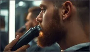 blending the sideburns into the beard blending the sideburns into the beard