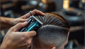 blending the sides and back blending the sides and back