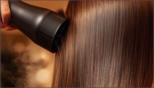 blow dry with a round brush for smoothness blow dry with a round brush for smoothness