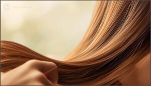 brushing to distribute natural oils brushing to distribute natural oils