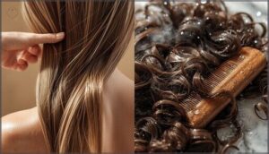 brushing wet vs. dry hair brushing wet vs. dry hair