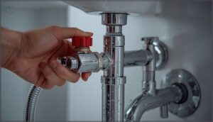 checking and opening valves checking and opening valves