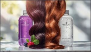 color-protectant vs. regular shampoos color-protectant vs. regular shampoos