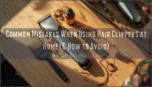 common mistakes when using hair clippers at home