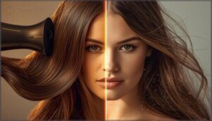 comparing blow drying and air-drying comparing blow drying and air-drying