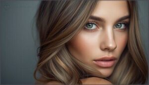 cool-toned browns and ashy shades cool-toned browns and ashy shades