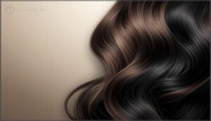 darker shades (brown, black) darker shades (brown, black)