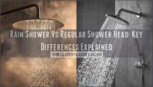difference between rain shower and regular shower head difference between rain shower and regular shower head