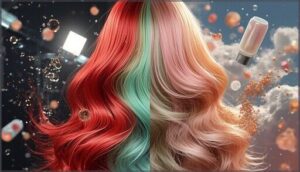 fashion colors (red, green, pastel) fashion colors (red, green, pastel)