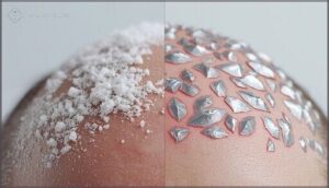 flaking, scaling, and patch differences flaking, scaling, and patch differences