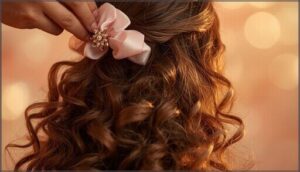 half-up styles and loose buns half-up styles and loose buns