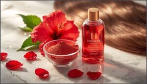 hibiscus powder and shampoo hibiscus powder and shampoo