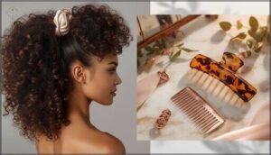 high ponytail and clipped-up looks high ponytail and clipped-up looks