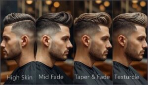 high taper fade vs. other fade haircuts high taper fade vs. other fade haircuts
